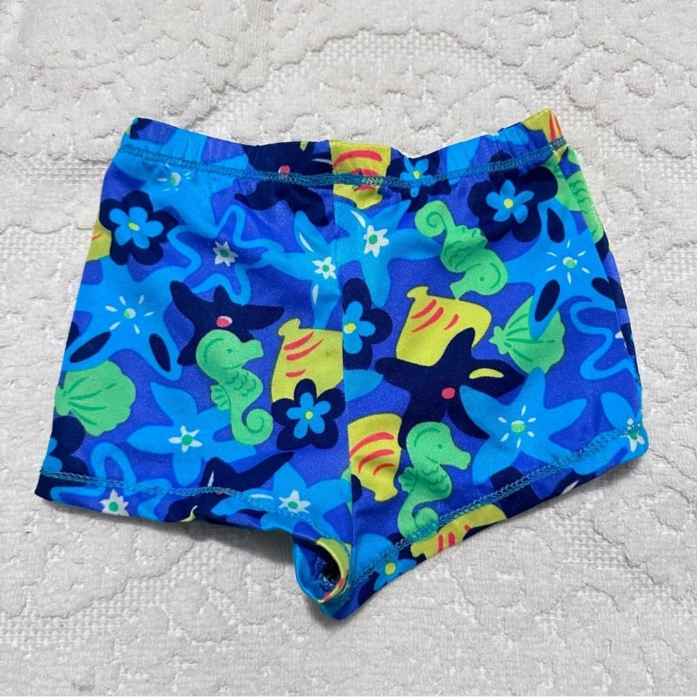 Disney Store | Swim Set | Little Mermaid Bikini Top & Swim Shorts